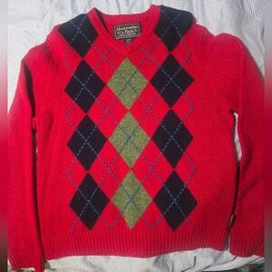 Abercrombie And Fitch Argyle Sweater
